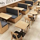 Dining Table Chair,Tall Dining Table Set,Oak Dining Table Set
Commercial Restaurant Solid Wood Dining Table and Chair Set Modern Booth Sofa Design for Mall Cafe School and Bar Wholesale